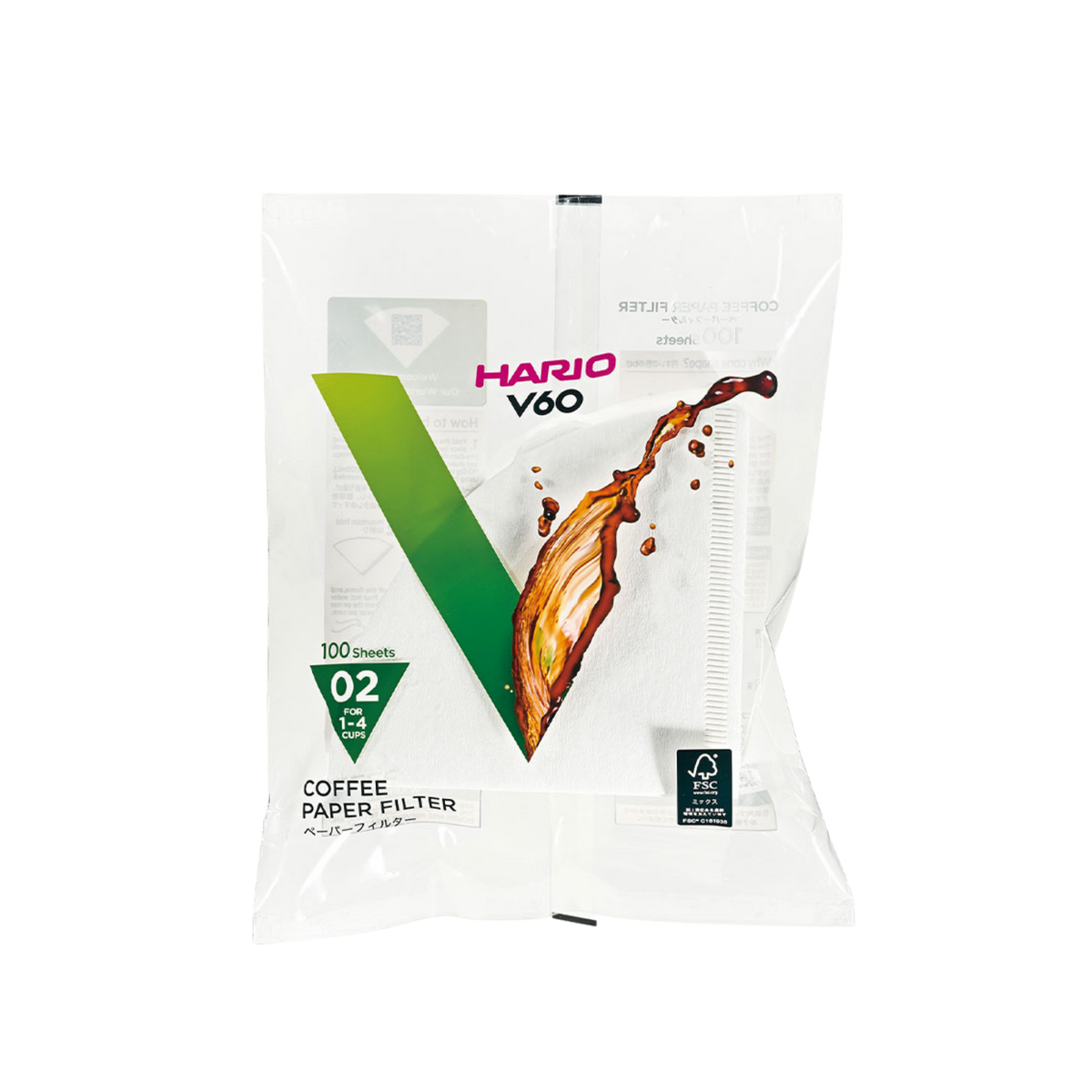 Filtros Papel Hario V60 02 - 100uds