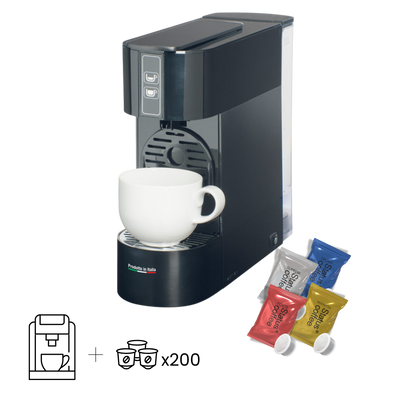 Cafetera Barista + 200 Capsulas